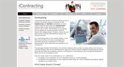 Desktop Screenshot of icontracting.ie